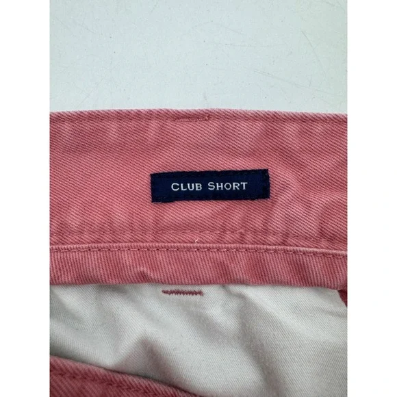 Vineyard Vines Men's Flat Front Club Shorts Size 32 Salmon Summer - Picture 10 of 11